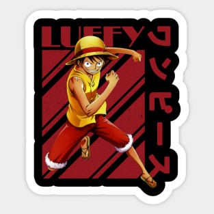 monkey d luffy Sticker